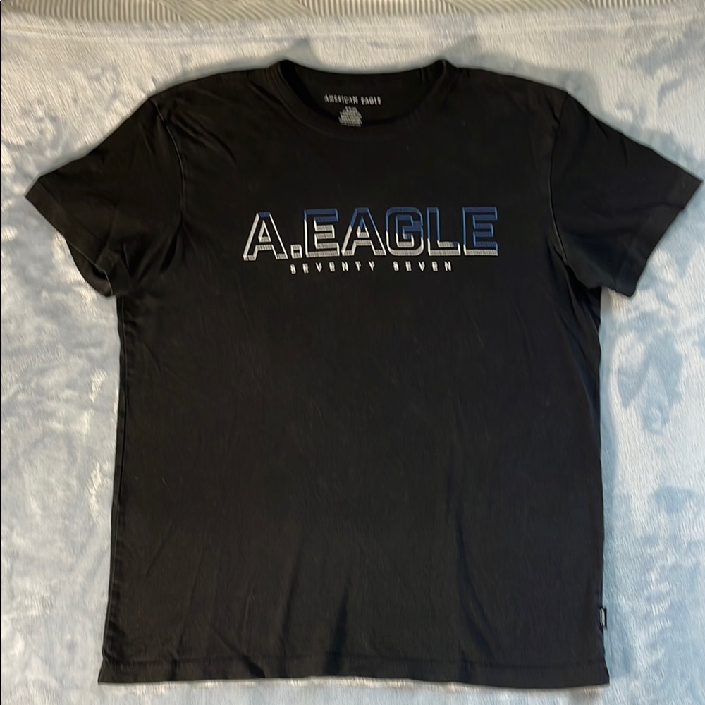 Black American Eagle Men's T-Shirt